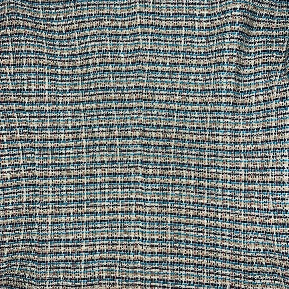 Veronica Beard Navy and Cream Tweed Blazer‎ Size 12 Business Tailored - Picture 10 of 10